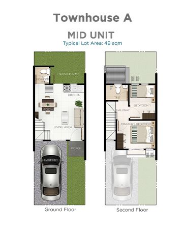 Townhouse A Mid Unit Floor Plan